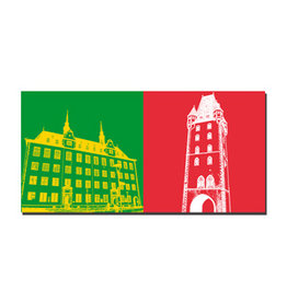ART-DOMINO® BY SABINE WELZ Leinwandbild - Mainz - 3906