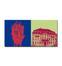 ART-DOMINO® BY SABINE WELZ Leinwandbild - Mainz - 3911