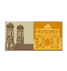 MAGNET-STORIES Leinwandbild - München - 8012