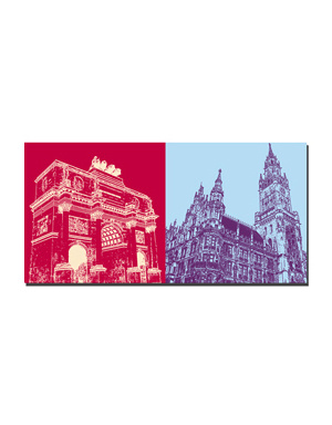 MAGNET-STORIES Munich - Siegestor + New Town Hall