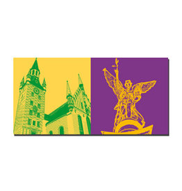 MAGNET-STORIES Picture on canvas - Munich - 8026