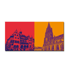 MAGNET-STORIES Picture on canvas - Freiburg - 087-01
