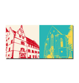 MAGNET-STORIES Leinwandbild - Freiburg - 087-07