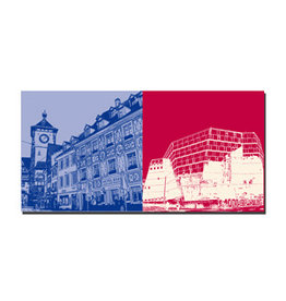 MAGNET-STORIES Picture on canvas - Freiburg - 087-10