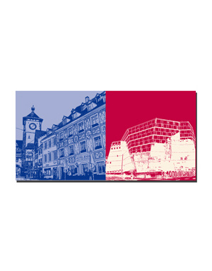 MAGNET-STORIES Fribourg - Schwabentor-Bärenhotel + Uni-Bibliothek