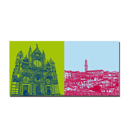 MAGNET-STORIES Image sur toile - Italie - Sienne - 086-01
