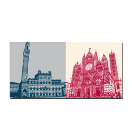 MAGNET-STORIES Image sur toile - Italie - Sienne - 086-03