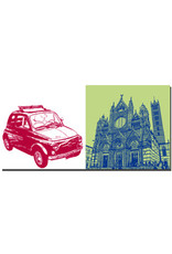 MAGNET-STORIES Siena - Oldtimer Fiat 500 + Cathedral