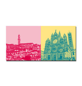 MAGNET-STORIES Picture on canvas - Italy - Siena - 086-05