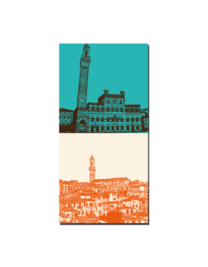MAGNET-STORIES Sienne - Palazzo Pubblico & Torre del Mangia + panorama avec la mairie