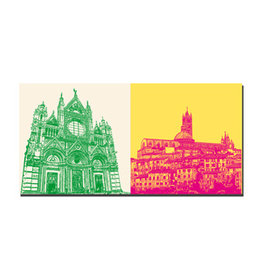 MAGNET-STORIES Leinwandbild - Italien - Siena - 086-11