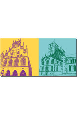 MAGNET-STORIES Münster - Mairie + entrée cathédrale