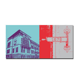 MAGNET-STORIES Picture on canvas - Münster - 3214