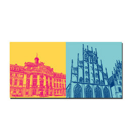 MAGNET-STORIES Picture on canvas - Münster - 3219