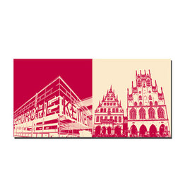 MAGNET-STORIES Picture on canvas - Münster - 3220