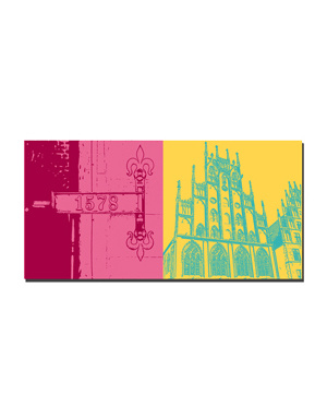 MAGNET-STORIES Münster - Symbol 1578 + Rathaus