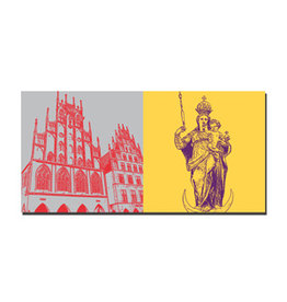 MAGNET-STORIES Picture on canvas - Münster - 3227