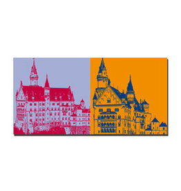 MAGNET-STORIES Image sur toile - Neuschwanstein - 8605