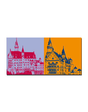 MAGNET-STORIES Neuschwanstein - Schloss Neuschwanstein + Schloss Neuschwanstein