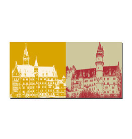 MAGNET-STORIES Image sur toile - Neuschwanstein - 8608