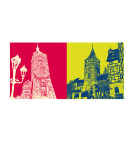 MAGNET-STORIES Picture on canvas - Nuremberg - 7701