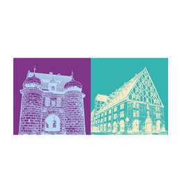 MAGNET-STORIES Picture on canvas - Nuremberg - 7703