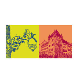 MAGNET-STORIES Picture on canvas - Nuremberg - 7710