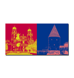 MAGNET-STORIES Picture on canvas - Passau - 8900