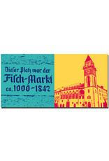 ART-DOMINO® BY SABINE WELZ Passau - Sign Fish Market + Town Hall