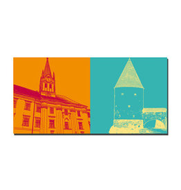 MAGNET-STORIES Leinwandbild - Passau - 8906