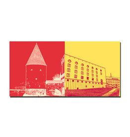 MAGNET-STORIES Picture on canvas - Passau - 8907