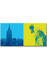 MAGNET-STORIES New York - Empire State Building + Freiheitsstatue