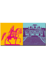 ART-DOMINO® BY SABINE WELZ Potsdam - Old Fritz + Schloss Sanssouci