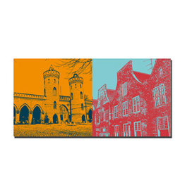 ART-DOMINO® BY SABINE WELZ Leinwandbild - Potsdam - 3041