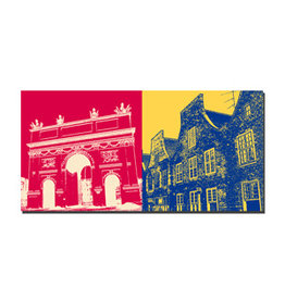 ART-DOMINO® BY SABINE WELZ Leinwandbild - Potsdam - 3055