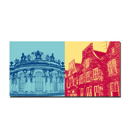 ART-DOMINO® BY SABINE WELZ Leinwandbild - Potsdam - 3061