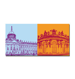 ART-DOMINO® BY SABINE WELZ Leinwandbild - Potsdam - 3071