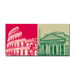 MAGNET-STORIES Leinwandbild - Italien - Rom - 4501