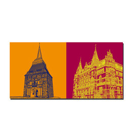 MAGNET-STORIES Picture on canvas - Rostock - 3703