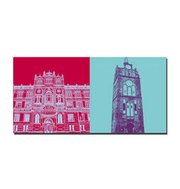 ART-DOMINO® BY SABINE WELZ Leinwandbild - Rostock - 3705