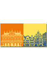 ART-DOMINO® BY SABINE WELZ Rostock - Rathaus + Neuer Markt