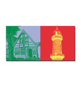 MAGNET-STORIES Image sur toile - Warnemünde - 3713