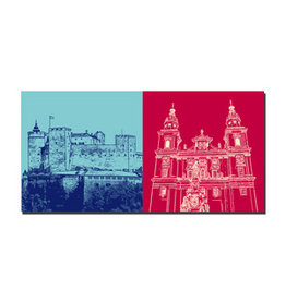 MAGNET-STORIES Picture on canvas - Austria - Salzburg - 5400