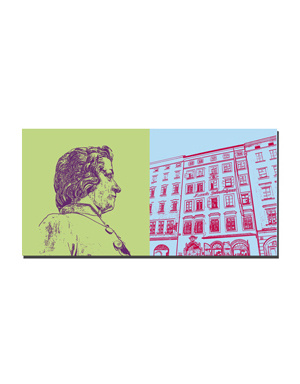 MAGNET-STORIES Salzbourg - Mozart + le lieu de naissance de Mozart
