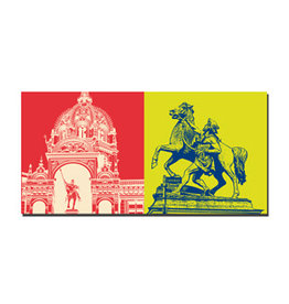 MAGNET-STORIES Picture on canvas - Schwerin - 3600