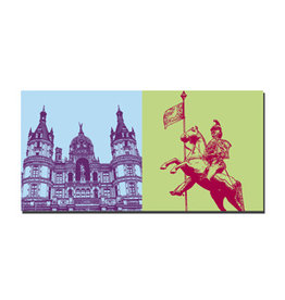 MAGNET-STORIES Image sur toile - Schwerin - 3601
