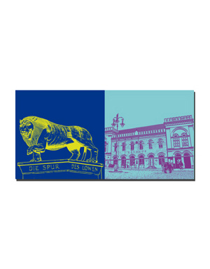 MAGNET-STORIES Schwerin - Braunschweiger Löwe + Rathaus, Altstädter