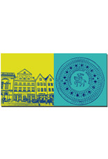 MAGNET-STORIES Schwerin - Maisons sur le marché + Couvre-sol, capitale de l'État, Schwerin