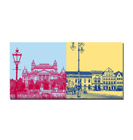 MAGNET-STORIES Picture on canvas - Schwerin - 3606