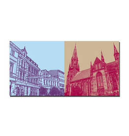 MAGNET-STORIES Leinwandbild - Schwerin - 3607